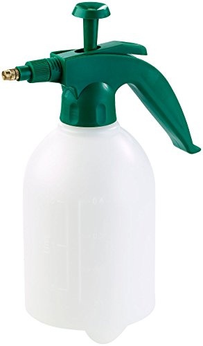 PEARL Pump Sprüh Flasche: Pump-Drucksprüher mit Messingdüse und Sicherheitsventil, 1,5l (Pumpsprayflasche, Pumpflasche, Bügeln)