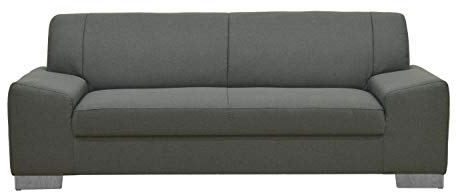 DOMO. collection Sofa Alisson, 3er Couch, 3-Sitzer, 3er Garnitur, Polstergarnitur 199 x 83 x 75 cm (BxTxH), in grau