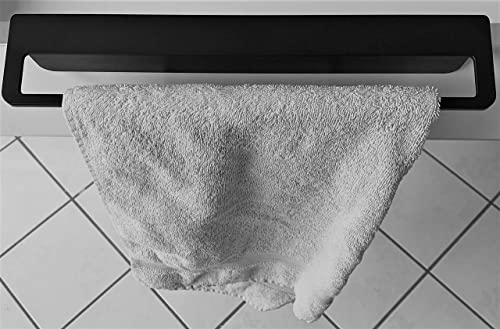 HANDTUCHHALTER GESCHIRRTUCHHALTER 32CM FÜR GRIFFLOSE FRONTEN OHNE Bohren ZUM AUFSTECKEN SCHWARZ