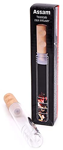 Ritzenhoff+Breker Tee-Stab Tee-Sieb aus Glas zur Zubereitung Einer Tasse mit losem Tee Assam 15,5x2cm mit Stopfen