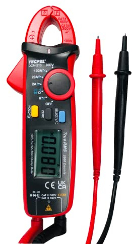 TECPEL DCM-210 2000 Counts True RMS AC/DC clamp Meter