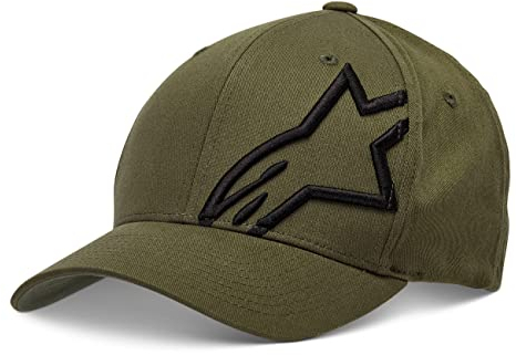 Alpinestars Herren Corp Shift 2 Flexfit Hat Baseball Cap, Military Green/Black, S-M