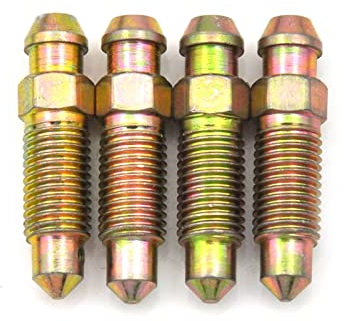 Karosserie-Kits 4 Teile/los M8x1,0mm Entlüftungsnippel Motorrad Fahrrad Bremssattel Stahl Entlüftungsschraube Nippel Teile