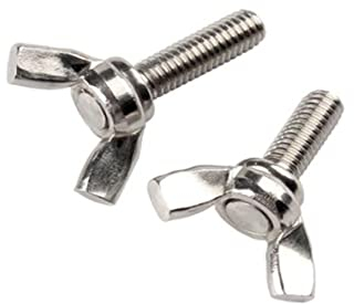 Flügelmuttern, Mutternbefestigungen, 2–10 Stück M3 M4 M5 M6 M8 M10 Flügelschraubensatz Flügelmuttern Klauenschraube Flügelschraube Edelstahl Flügelmuttern (Color : M3 10pcs, Size : 25mm)