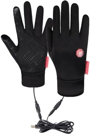 Thermal Gloves Beheizbare Beheizte Wärmer Outdoor Heizbar Herrenhandschuhe Wasserdichte Leder Warm Skihandschuhe Warme Handschuhe Damen Winter Dicke Freezer Pro Handschuhe , Plus Gloves Handschuhe