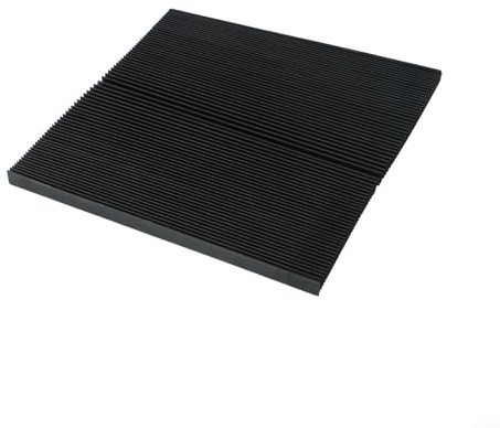 Zoegneer Soffietto protettivo flessibile per fisarmonica, pieghevole, resistente e antipolvere, strumento di protezione flessibile per macchine CNC (300 mm)