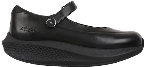 MBT Sirima 8 Tipo Bailarinas de Mujer de Vestir. Zapatos para Caminar Anatómicos y Cómodos. Calzado Fisiológico Confort y Estabilidad con Suela balancín. Manoletinas Casual sin Cordones.