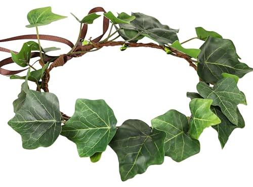 MOSTORY Woodland Green Leaf Crown für Renaissance Renfaire Zubehör Halloween Cosplay