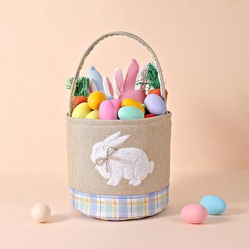 Osterkorb Osternester für Kinder, Osterkorb mit Henkel, Osterkörbchen für Kinder, Ostern Geschenke Osternester Zum Befüllen Ostern Korb (Blau)