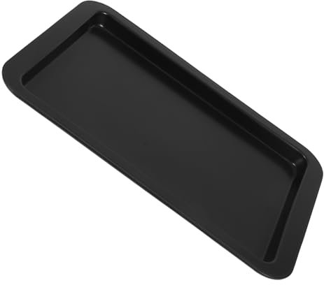 UTHCLO Bandeja De Hornear Rectangular De Acero No Adherente Para Horno Para Galletas Pasteles y Nougat Para Repostería Casa