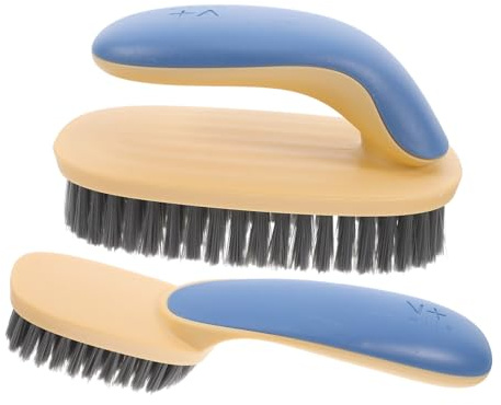 VALICLUD 2pièces Brosse De Nettoyage à Poils Souples pour Tissus Et Linge Lot de Petites Brosses De Nettoyage pour Ménage Et Entretien