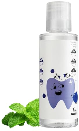 Vattentillsats för hundandning | 200 ml hälsosam lösning – hund-andedräktsfräschare vätska – för, inomhus, resor, borstning, grooming, bad, tvätt, hälsa, veterinär