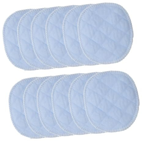 Toddmomy Coppette Assorbilatte Lavabili in Cotone 20 Unitá Elevata Capacità Assorbente per Allattamento Materno Protezione Anti-Perdita