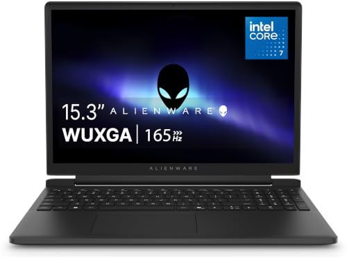 Alienware 15 Gaming Laptop - Intel Core 7 240H, NVIDIA RTX 5050 | WUXGA 1920x1200 Display, 165Hz, 16GB DDR5 RAM, 512GB SSD, Windows 11 Home, 2 Year Onsite Service, 3 Month Game Pass