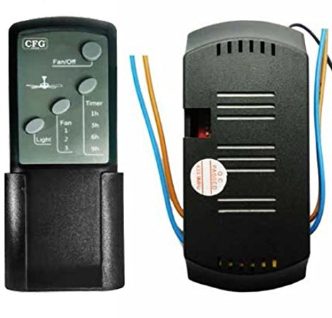 CFG EV031 - Kit de mando a distancia universal con luz y velocidad, ventilador de techo y pared