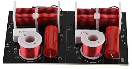 Taidda de Fin d'année Diviseur de fréquence de Haut-Parleur, 2Pcs Diviseur de fréquence de Haut-Parleur 2 Voies 2 unités Filtre de Son Hi-FI Carte de Module Audio pour Haut-parleurs d