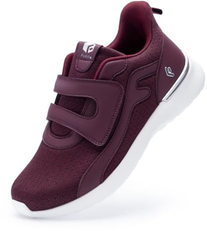 FitVille Scarpe da Passeggio Pianta Larga Scarpe da Ginnastica Casual da Donna per Donne Anziane Scarpe da Ginnastica Leggere per Alleviare Il Dolore ai Piedi 37 EU Larga