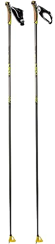 LEKI Damen, Herren Langlaufstock PRC 850 Black-Neonyellow-Light Anthracite 175