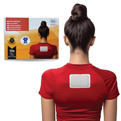 IEA Medical - 10x13cm in der Größe M, Wärmepflaster, Körperwärmer, Rückenwärmer, Bodywärmer, Tiefenwärme, bei Muskel- und Gelenkschmerzen, Selbstklebend