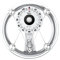 JTBDWOSK Rund Digitale Waage, Easy-to-Read Analog Dial, Robuste Plattform, Compact Mechanische Personenwaage,Silber