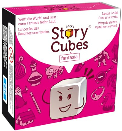 Zygomatic, Rory's Story Cubes Fantasia, DE-Version, Kooperatives Familenspiel für 1 oder mehr Spieler ab 6 Jahren, Würfelspiel mit 20 Minuten Spielzeit pro Partie, Mehrsprachig