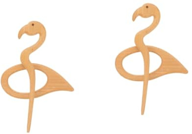 Ipetboom Lot De 2 Broches En Bois Pour Manteau Vêtements Pour Femmes Épingles Créatives Pour Vêtements Épingles À Chapeau Pour Chapeau Ajusté Châle T-Shirt Pince À Cravate Épingles