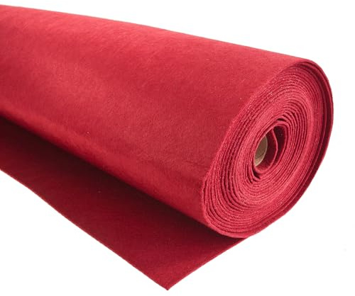 Bastelfilz 1m Meterware Filz 90cm x 1,5mm Dekofilz Taschenfilz Filzstoff 45 Farben