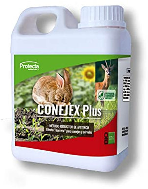 BIOSIX Conejex Plus Método Reductor Apetencia Efecto Barrera para Conejos y Cérvidos - 1 L