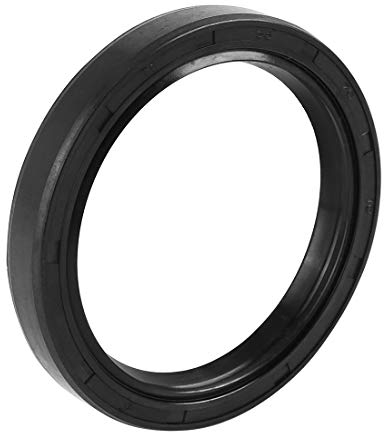 X AUTOHAUX Joint d'Étanchéité d'Arbre 55mm x 70mm x 10mm Noir Joint d'Huile d'Arbre TC à Double Lèvre en Caoutchouc pour Voiture