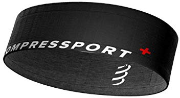 Compressport - Free Belt - Gürtel für Laufen, Radfahren, Klettern - Ultra-Leicht - Sehr Atmungsaktiv - Weiche Fasern - Kein Wackeln - Farbe Schwarz - Verschiedene Größen