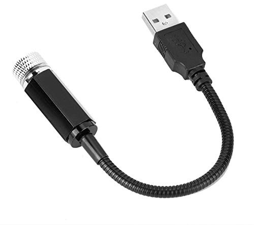 Luce Ambientale per Auto, USB per Cielo Stellato Luci LED Auto Decorativa, Luce Da Festa Mini Portatile LED Con Connettore USB per Proiettore Ambientale Universale Romantica(Viola Blu)