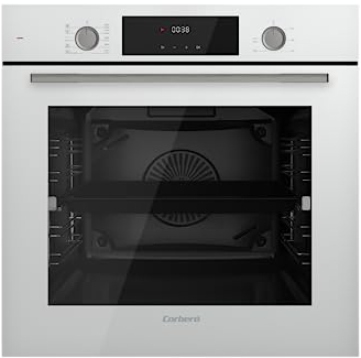Corberó - Horno Multifunción | CCHF1072WAIRFRY | 73L | Display Digital | 10 Programas | AIRFRY | Guías Extraíbles | Mandos Push-Pull | 3266W Potencia | Blanco