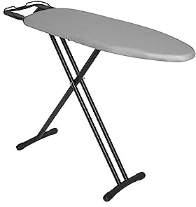 Corby Ironing Board (Classic / IB0007) with Light Grey Cover with Iron Rest