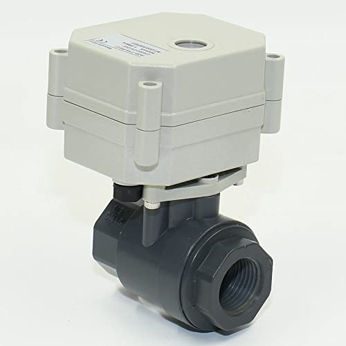 kezhai Dream 3/4 12VDC motorisierter Kugelhahn, DN20 PVC elektrischer Kugelhahn,CR301