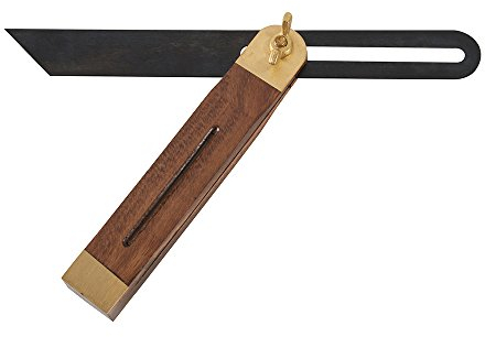 Schmiege 190 mm mit Holzgriff Zimmermannswinkel Anschlagwinkel verstellbar Winkelschmiege