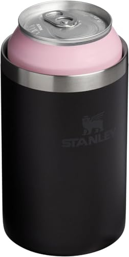 Stanley Everyday Can Cooler Cup 10 oz | Beer, Seltzers, Soda, and Energy Drinks | Doubles as Tumbler | Insulated Stainless Steel Drink Holder | BPA-Free | Matte Black