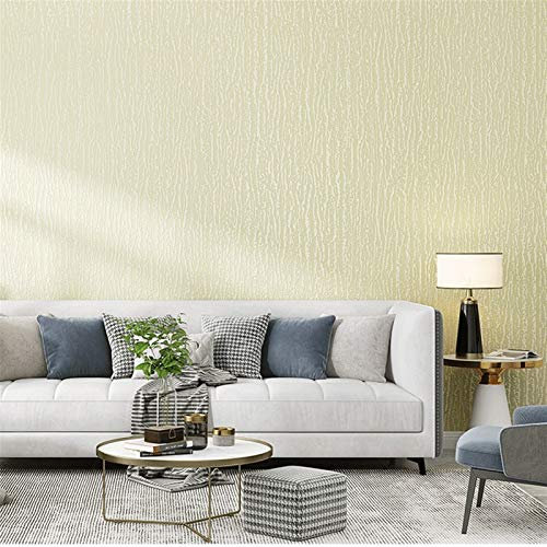 Generic Tapete, Peel Und Stick Tapete Selbstklebende Tapete Schlafzimmer Wohnzimmer 3D Streifen Tapete/Gelb/0,53 * 9M