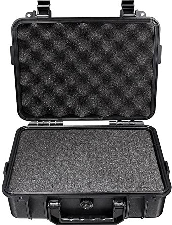 Snowflyk Werkzeugkasten, wasserdicht, Hartplastik, Tragekoffer mit Schaumstoff, Aufbewahrungsbox für Werkzeugkästen, Sicherheitsschutz, Organisation (A 180 x 120 x 50 mm)
