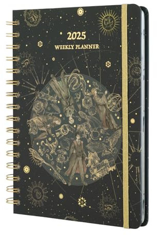Grupo Erik Kalender 2025 Buchkalender Harry Potter Terminplaner 2025 Planer A5 2025 Kalender A5 Terminkalender 2025 - Jahreskalender 2025 Buch - Offizieller Harry Potter Fanartikel