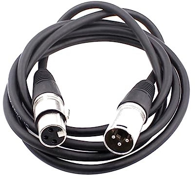 Vaguelly 2stücke Xlr Mikrofon-audiokabel Stecker Buchse Für Tonausrüstung Und Mischpult Mit Kupferkernleiter Für Hohe Signalqualität