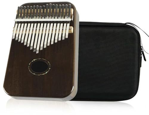 Kalimba Instrument Walnuss Kalimba Piccolo 17/21 Tasten Kalimbas Professionelle Musiktastatur Für Einsteiger Klaviergerätezubehör(17 tone)