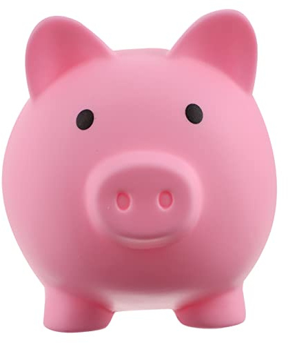 DRESSOOS Salvadanaio Forma Di Maiale in Contenitore Per Monete Infrangibile Salvadanaio Per Ragazzo Scatola Per Monete Pratica Posizionabile Stabilmente Sulla Scrivania