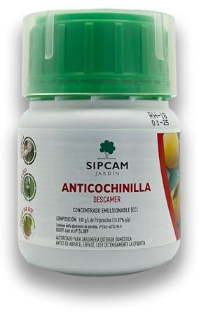 Insecticida Anticochinillas Muligan 100 ml | Contra Cochinillas, Piojo de San José, Mosca Blanca MUY EFICAZ | Producto para hasta 400 L de Agua | Doble Acción por Contacto e Ingestión | Nexum Market