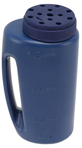 Cocoarm Spargoli Portatile Spaltilizzatore Portatile Spaldharding Dispenser per Semi di Fertilizzante Sale Diatomaceo con Materiale Plastico più Spesso per Alimentazione Animale da Giardino (Blue)