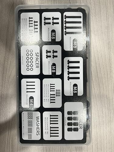 TV Bracket Screws - 120PCS TV Mounting Screw Kit with M4 M5 M6 M8, Universal Vesa Screws for Most TV Stand & Mount