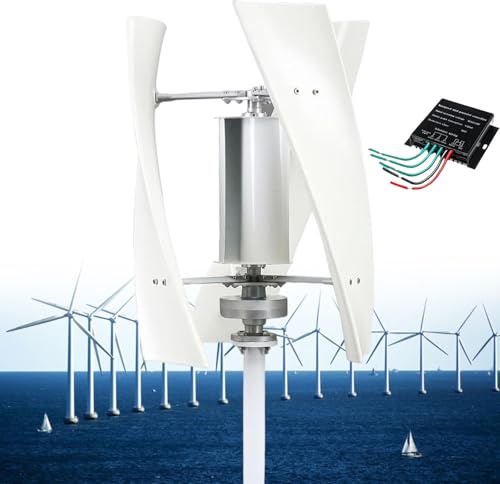 Generatore eolico verticale a 3 pale con il regolatore di MPPT, funzionamento silenzioso di alta efficienza 14000W per le soluzioni di energia domestica