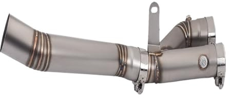 Motorcycle exhaust center pipe Motorcycle Escape System Exhaust Mid Link Pipe Muffler For YZF R1 MT-10 MT10 FZ-10 2015 2025noise Reduction
