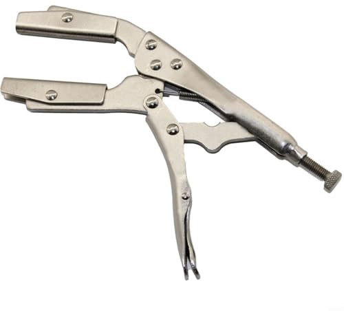 EffiFish Locking Hose Clamp, 10 Inch Radiator Hose Clamping Pliers With Quick-Release Mechanism, Industrial-Grade Nickel-Plated Carbon Steel
