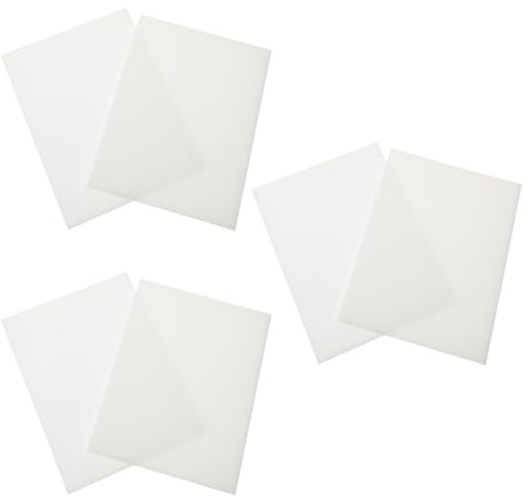 ibasenice Spugna Assorbente Bianca per Fiori Pressati 6 Pezzi, Materiale Spugna per attività Creative e Decorazioni Casa, Previene Deformazioni e Conserva Forma Naturale