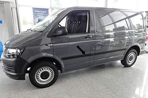 Spangenberg Seitenschutzleisten schwarz passend für Volkswagen VW T6 mit kurzem Radstand ab 04.2015- F38s (3700098)